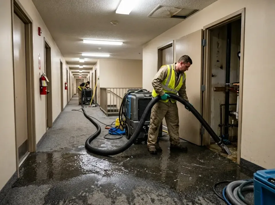 multi-unit-apartment-hallway-f-005 — frequently asked questions, Emergency Burst Pipe Water Extraction & Removal in Kalkaska…